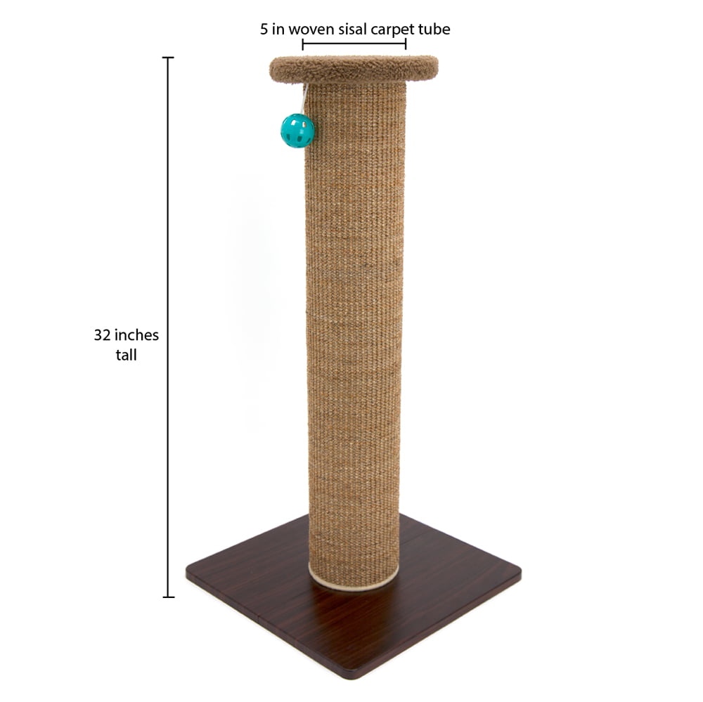 Kitty City Premium Woven Sisal Scratching Post Perch