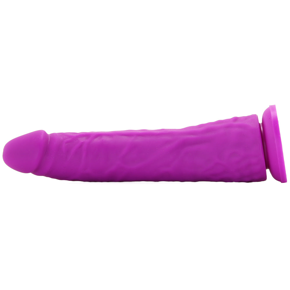 Colours Thin Pleasures 8 Inch Silicone Dildo in Purple