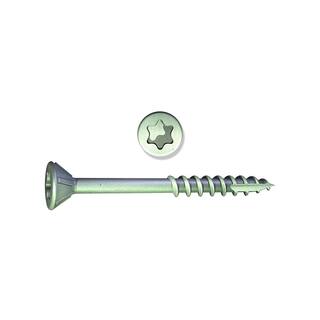 Grabber #8 x 2-12 in. Star Flat-Head Wood Deck Screw (25-Pack) 21675