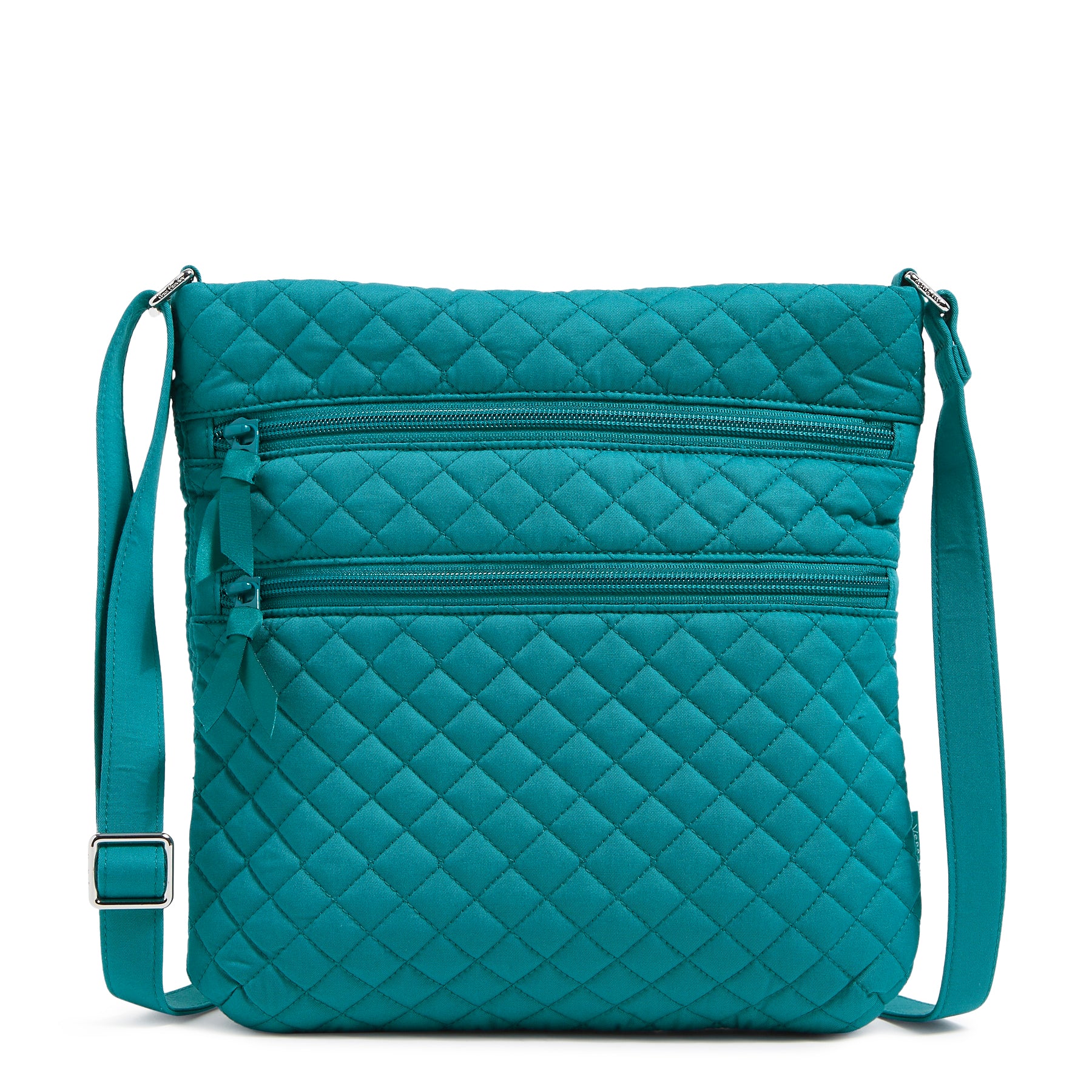 Triple Zip Hipster Crossbody Bag