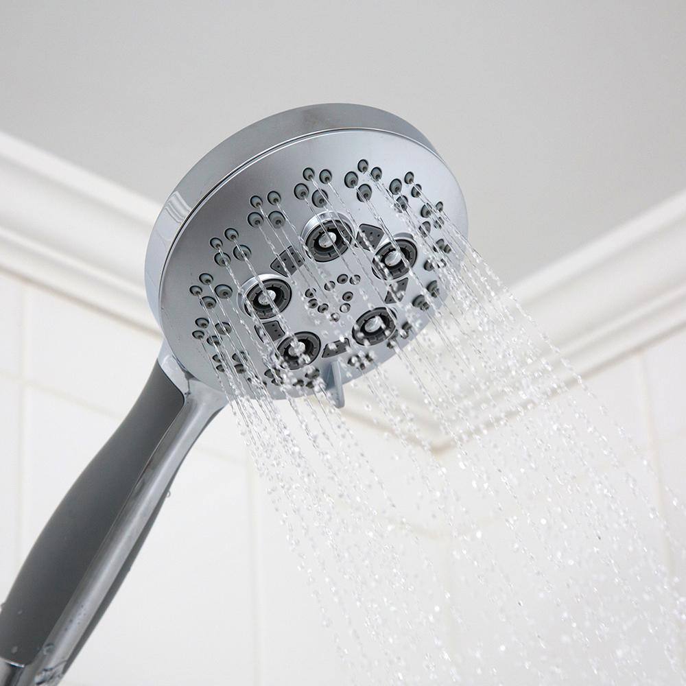 Speakman 5-Spray 4.5 in. Single Wall Mount Handheld Adjustable Shower Head in Polished Chrome VS-1240