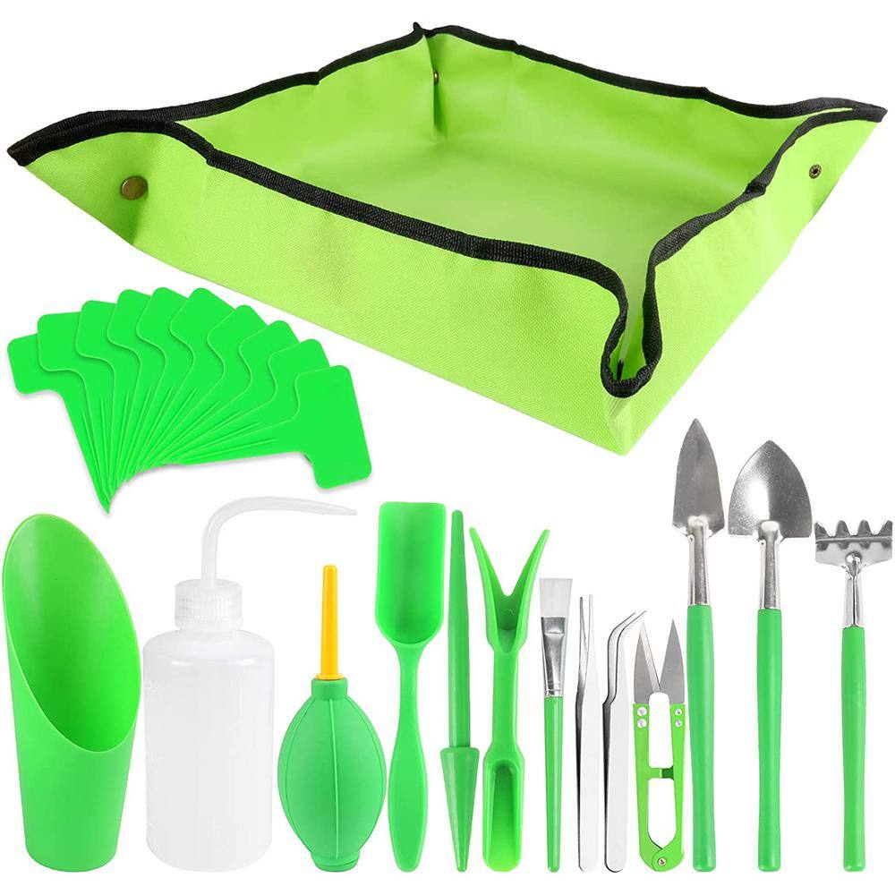 24-Piece Garden Tool Set Mini Succulent Hand Tools Garden Flower Plant Transplanting Tool Set B094Y5YZC1