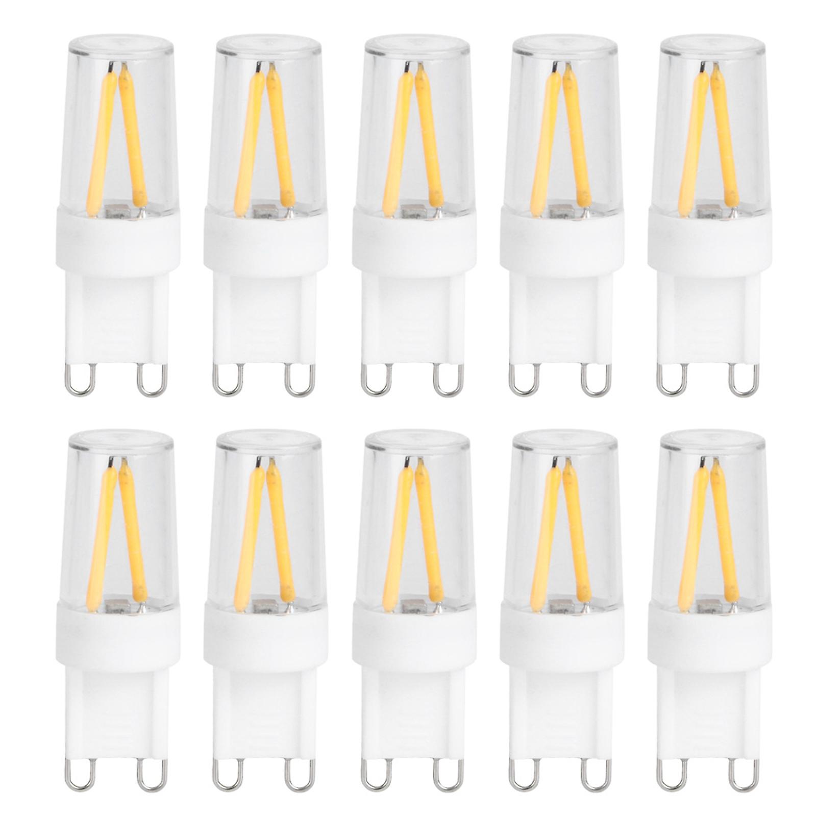 10pcs G9 Base Led Light Bulbs 1.5w Ac110v Bipin Bulb For Chandelier Ceiling Light Wall Lamp