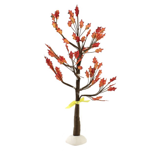 Yellow Ribbon Oak Tree Autumn Halloween Decorative Figurines