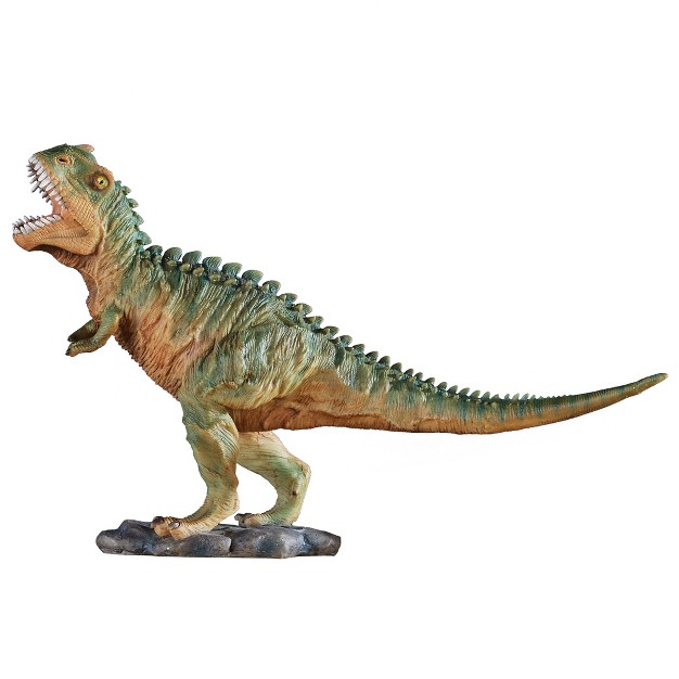 Collections Etc Hand painted Intricate Details Tyrannosaurus Rex Figurine 19 5 X 4 75 X 12 25