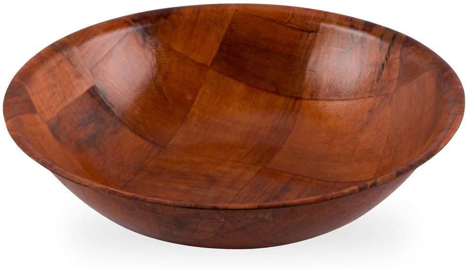 Winco WWB-12 Wooden Woven Salad Bowl， 8-inch