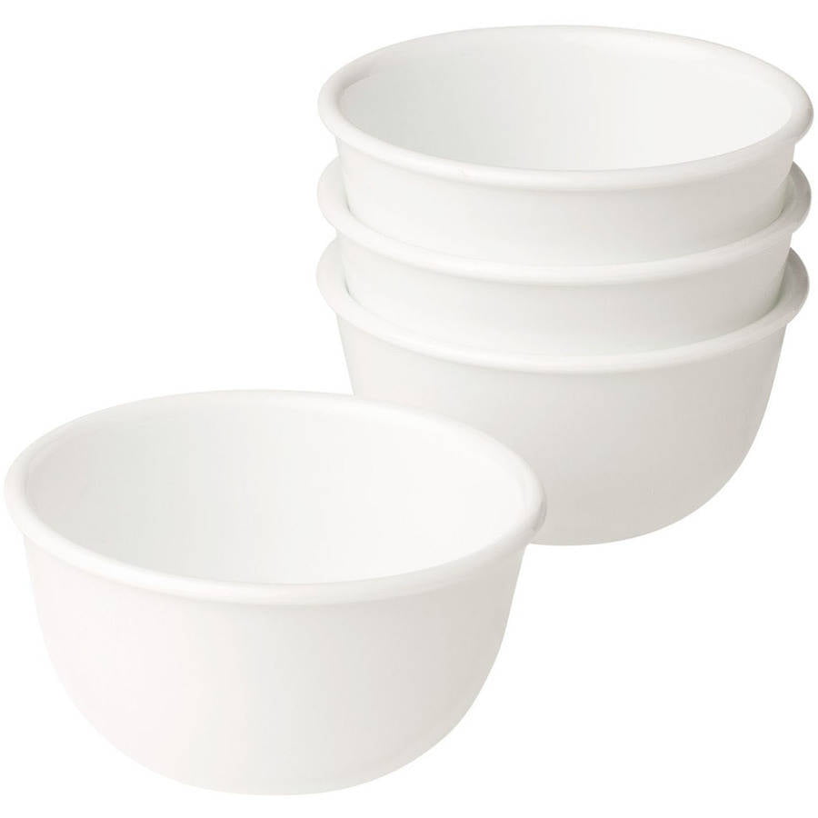 Corelle® Classic Winter Frost White， Rice Bowls， Set of 4， 12-oz