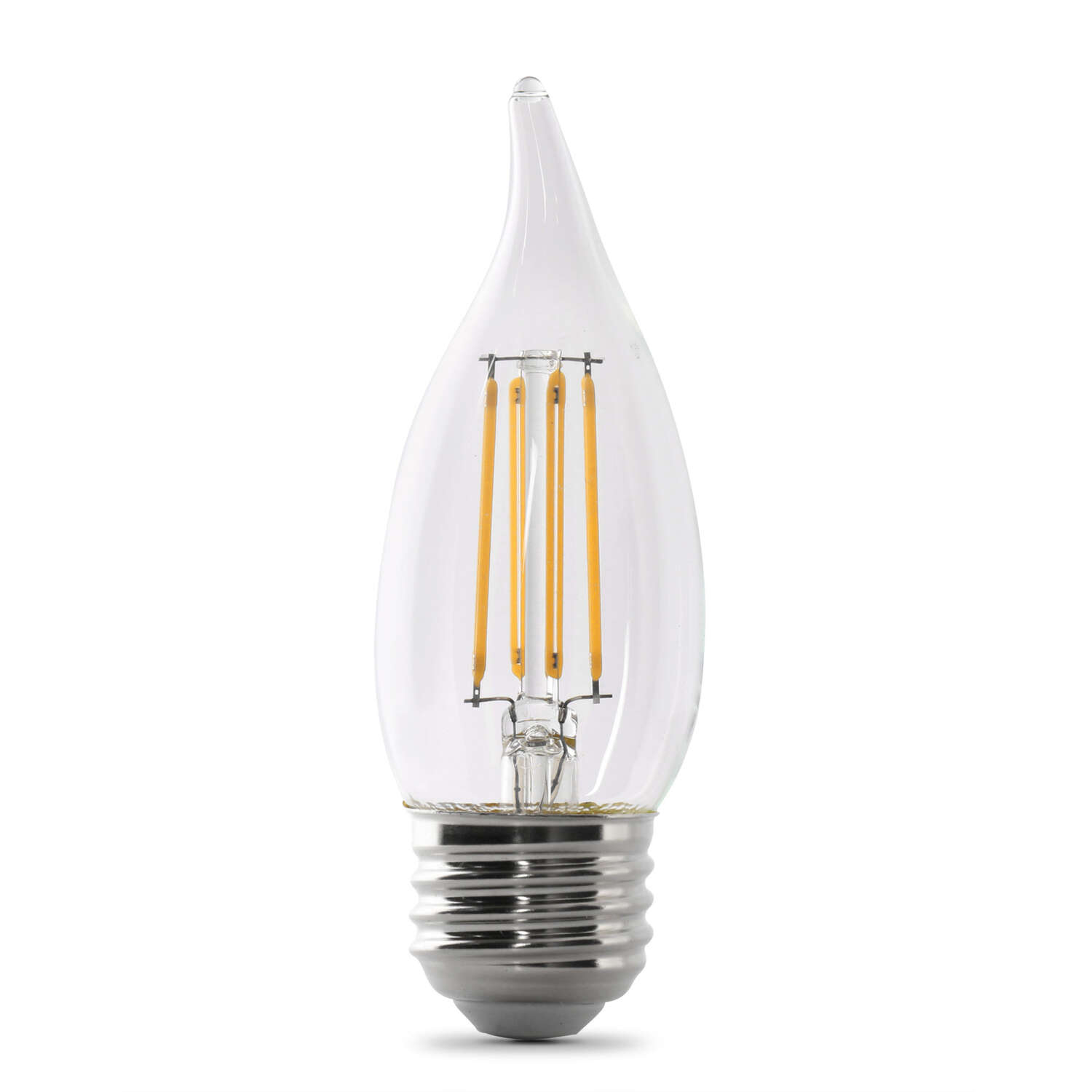 Feit Enhance CA10 E26 (Medium) LED Bulb Daylight 60 Watt Equivalence 2 pk