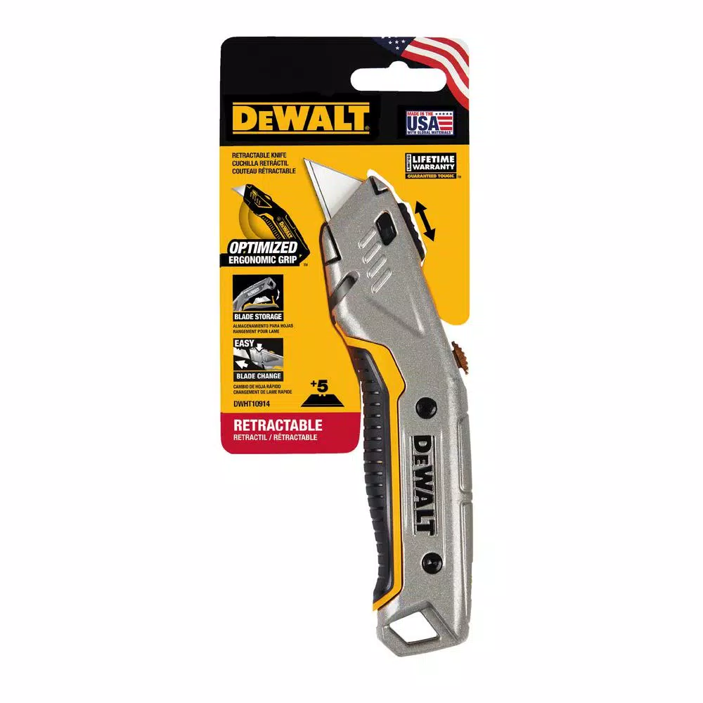 DEWALT Instant Change Retractable Utility Knife and#8211; XDC Depot