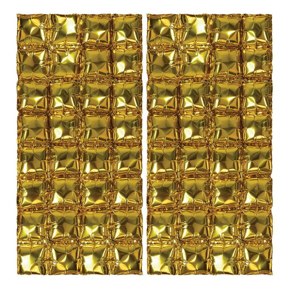 Beistle 53861 GD Foil Balloon Backdrops  goldass...