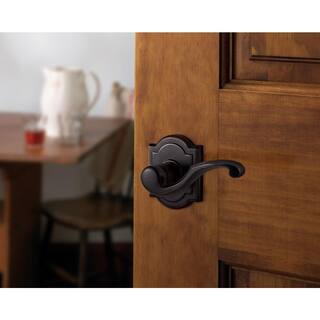 Baldwin Prestige Madrina Venetian Bronze Universal HallCloset Door Lever (4-Pack) 352MDLARB11P4PK