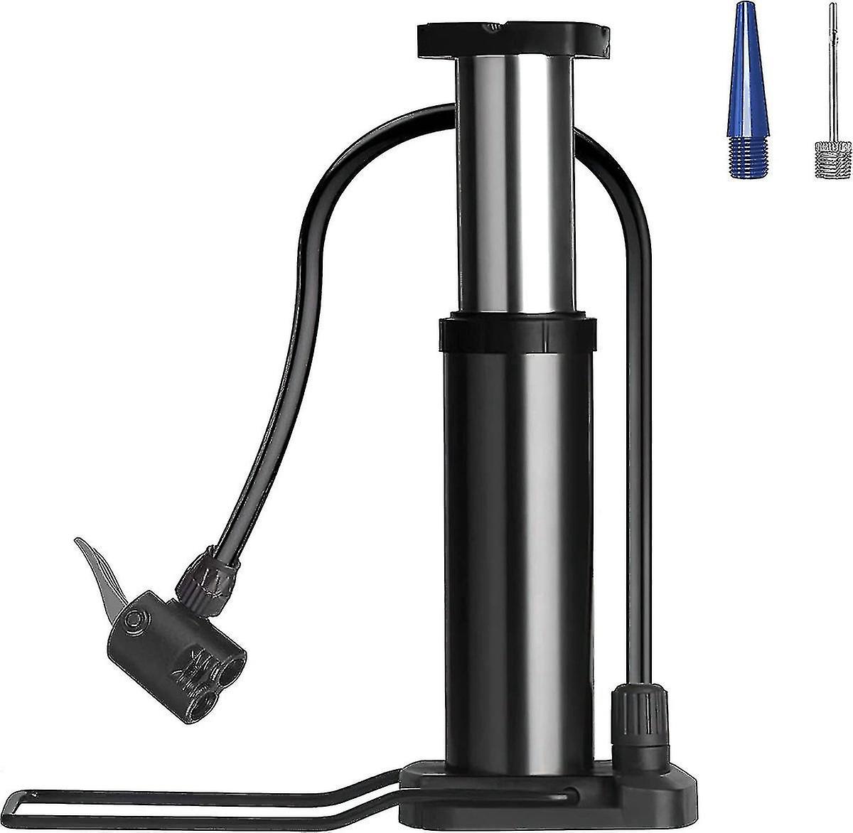 Bicycle Pump-mini，portable Bicycle Pump - Compact Mini Tyre Pump - Extra Valve And Gas Needle For Al