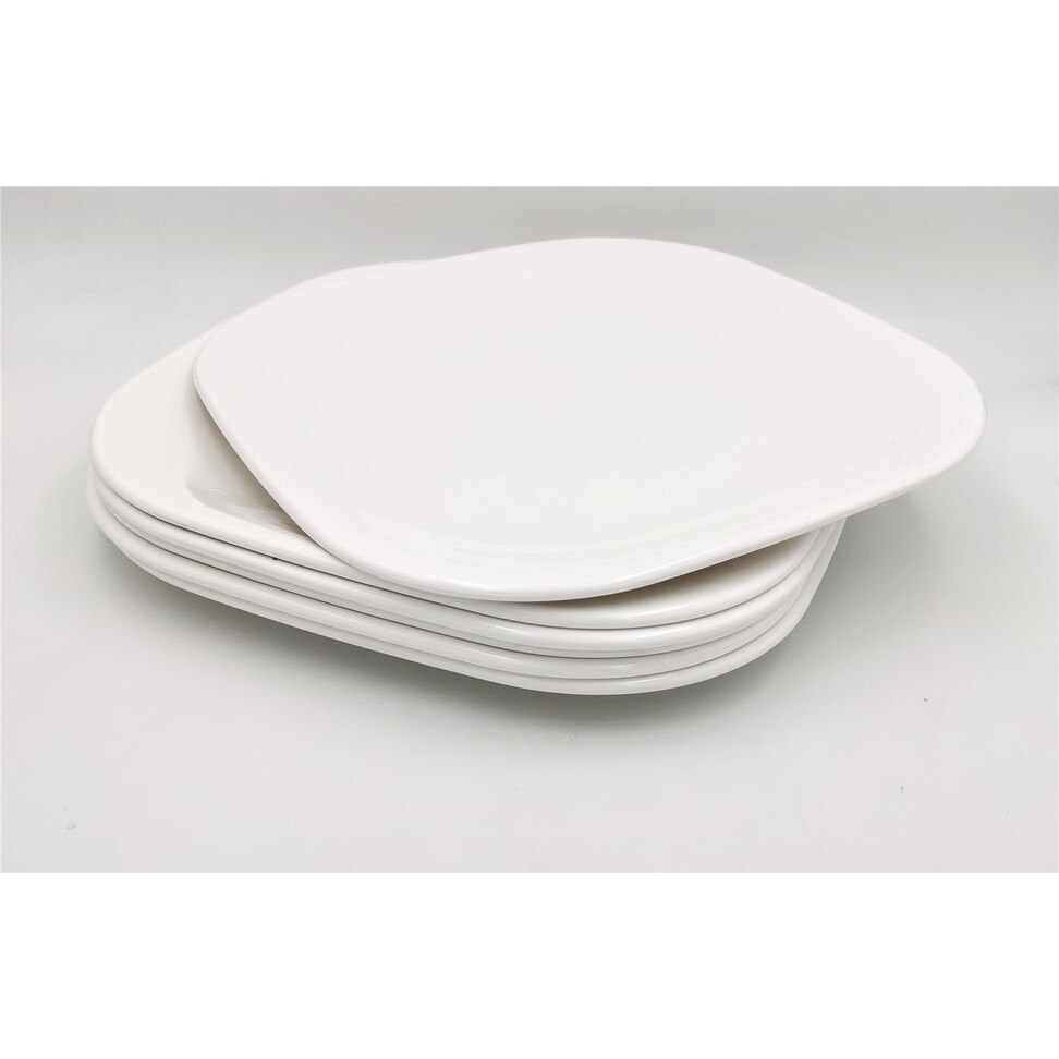 White square plates (Set of 6)   Modern   Contemporary   Square