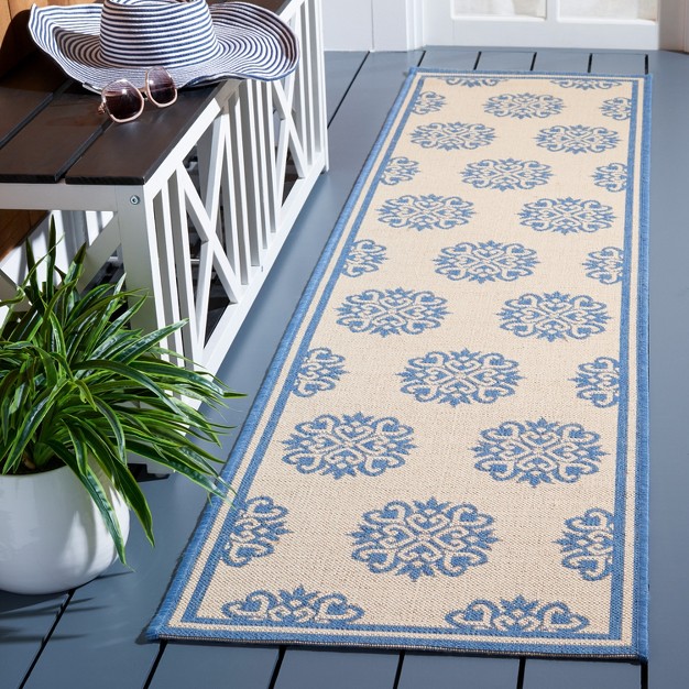 Linden Lnd181 Power Loomed Indoor outdoor Area Rug Safavieh