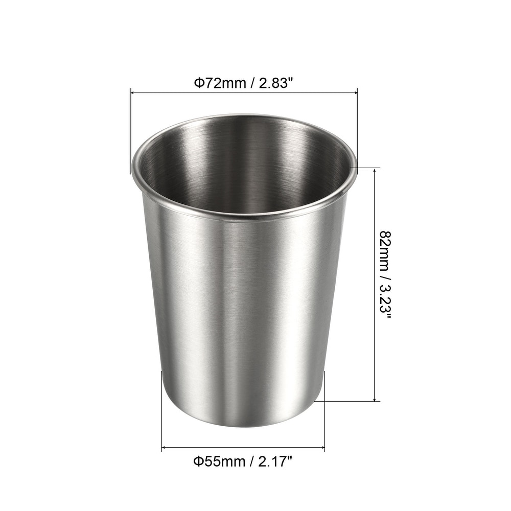 Stainless Steel Plant Pots Metal Flower Planter Container for Balcony   Silver