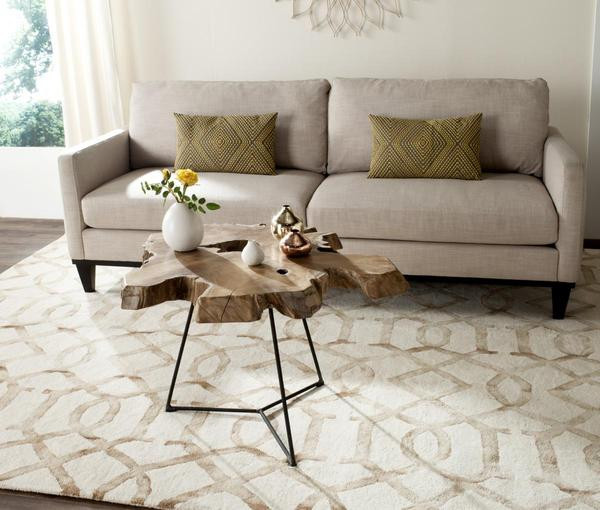 Chester Coffee Table Natural   Rustic   Coffee Tables   by Peachtree Fine Furniture  Houzz