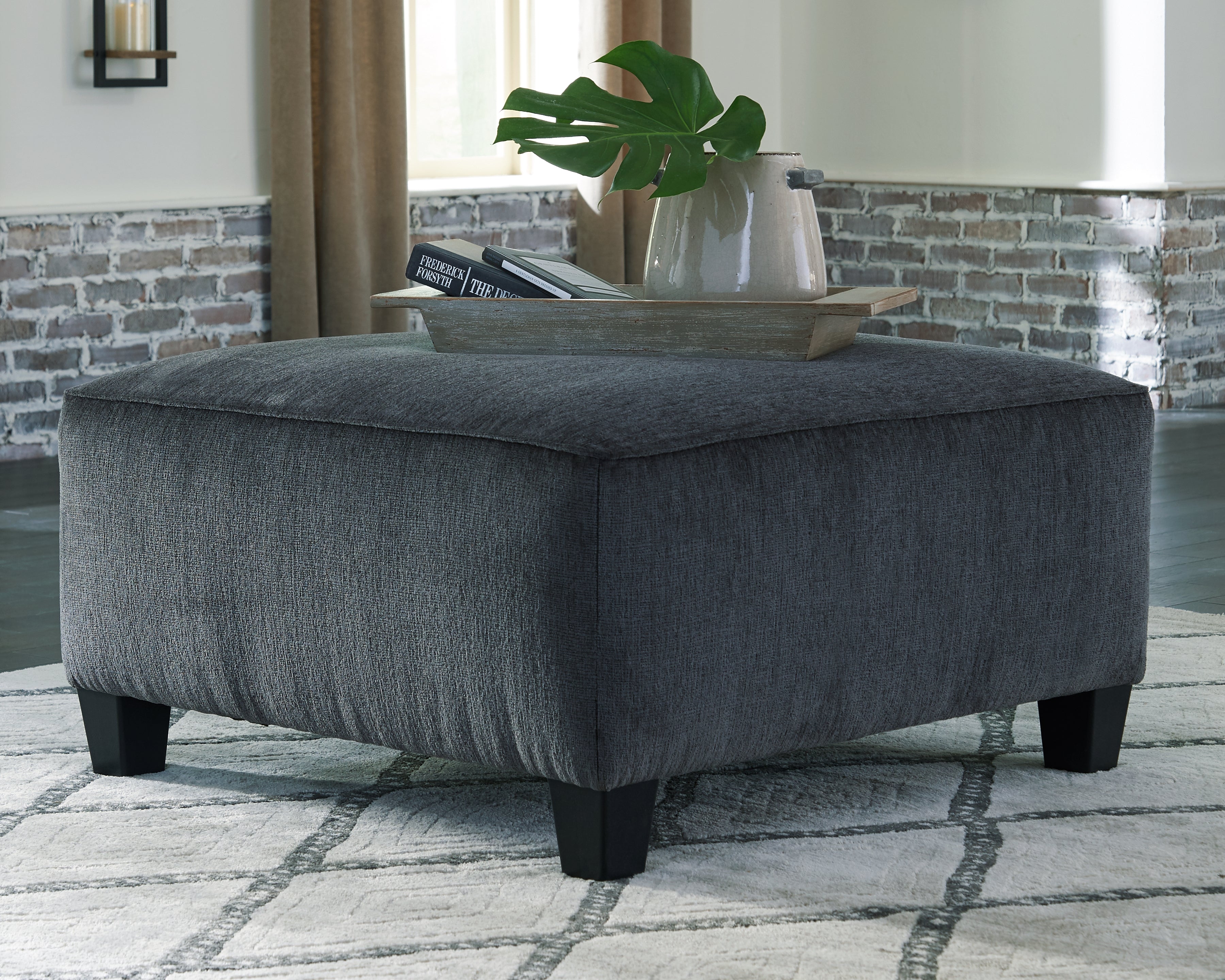 (Online Special Price) Abinger Smoke Oversized Accent Ottoman