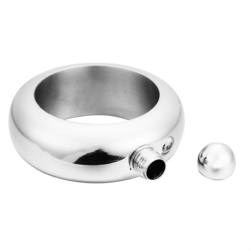 Portable Bracelet Flagon Stainless Steel Bangle Wine Pot Flask Alcohol Liquor Whisky Hip Festival Jewelry