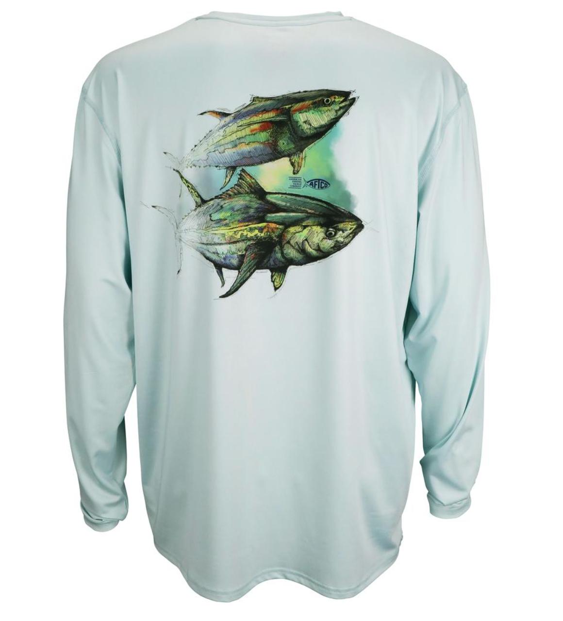 Aftco Wingman LS Performance Shirt - Mist