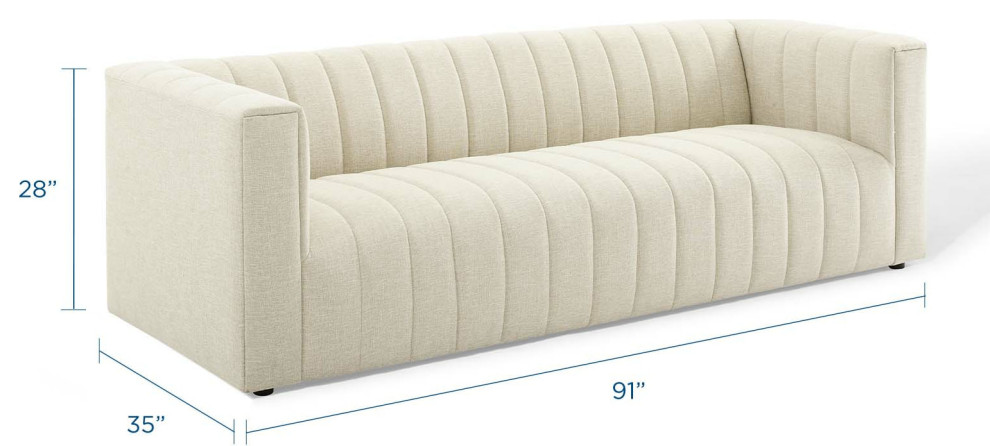 Levy Channel Sofa   Transitional   Sofas   by HedgeApple  Houzz