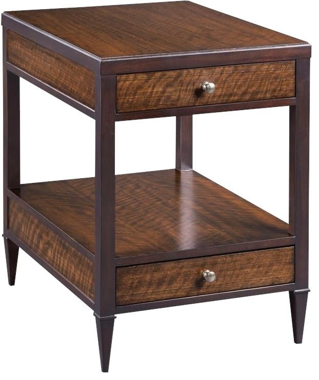 Side Table Woodbridge Tribeca Mozambique Mahogany Mid Century Modern   Industrial   Side Tables And End Tables   by EuroLuxHome  Houzz