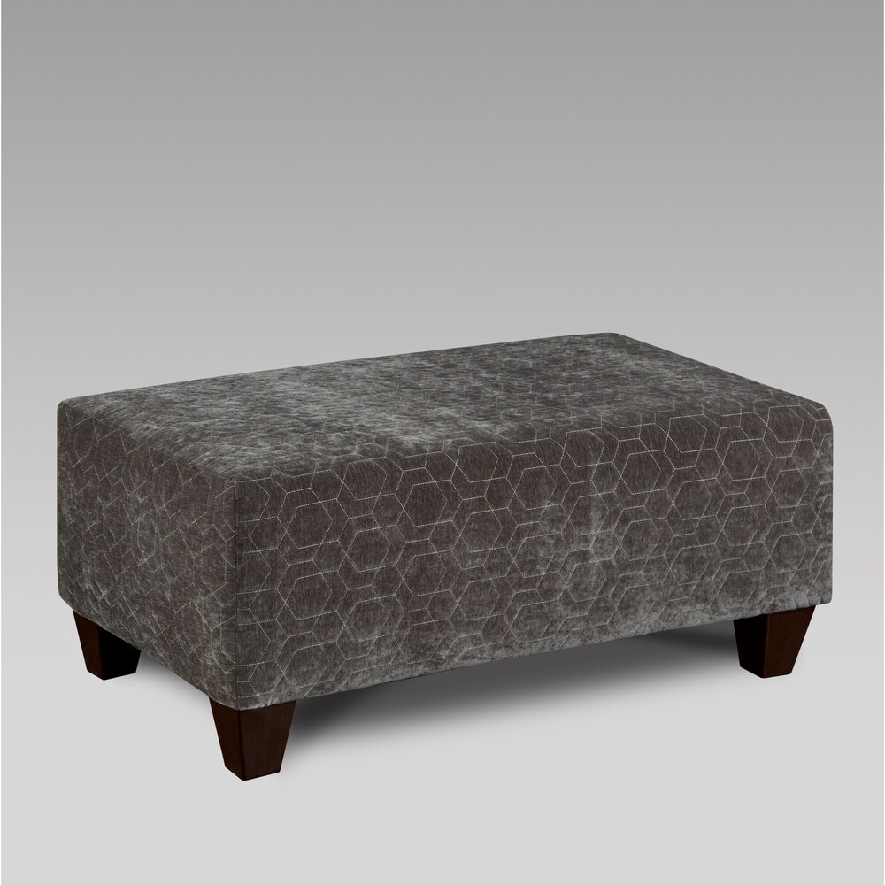 Roundhill Furniture Camero Fabric Cocktail Ottoman