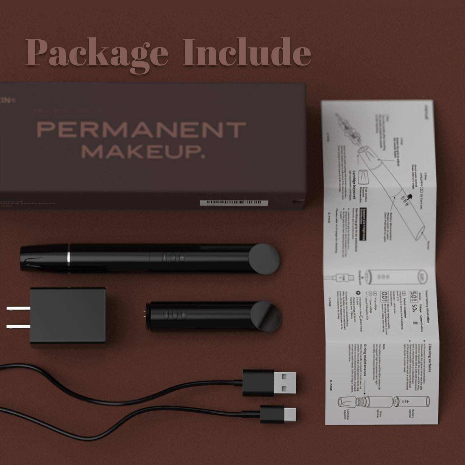 Bluerockt Wireless Permanent Makeup Machine PMU Tattoo Pen