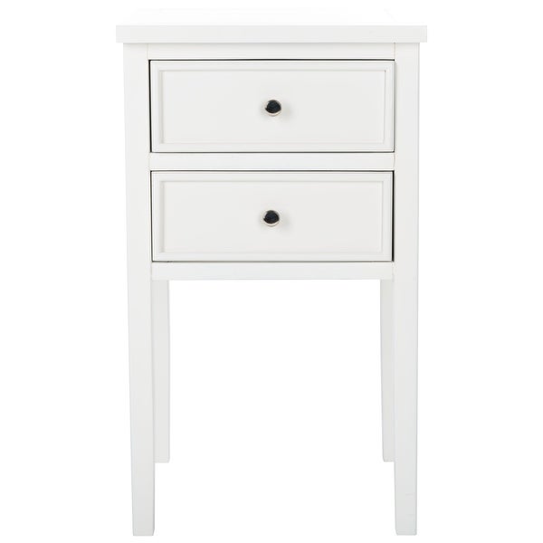 SAFAVIEH Toby White End Table - 16.9