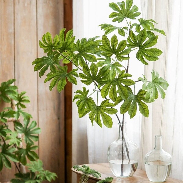 RusticReach Artificial Octagonal Foliage Branch 37.4 Tall