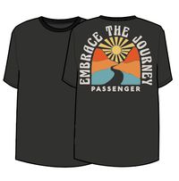 Embrace The Journey Recycled Cotton T-Shirt - Black