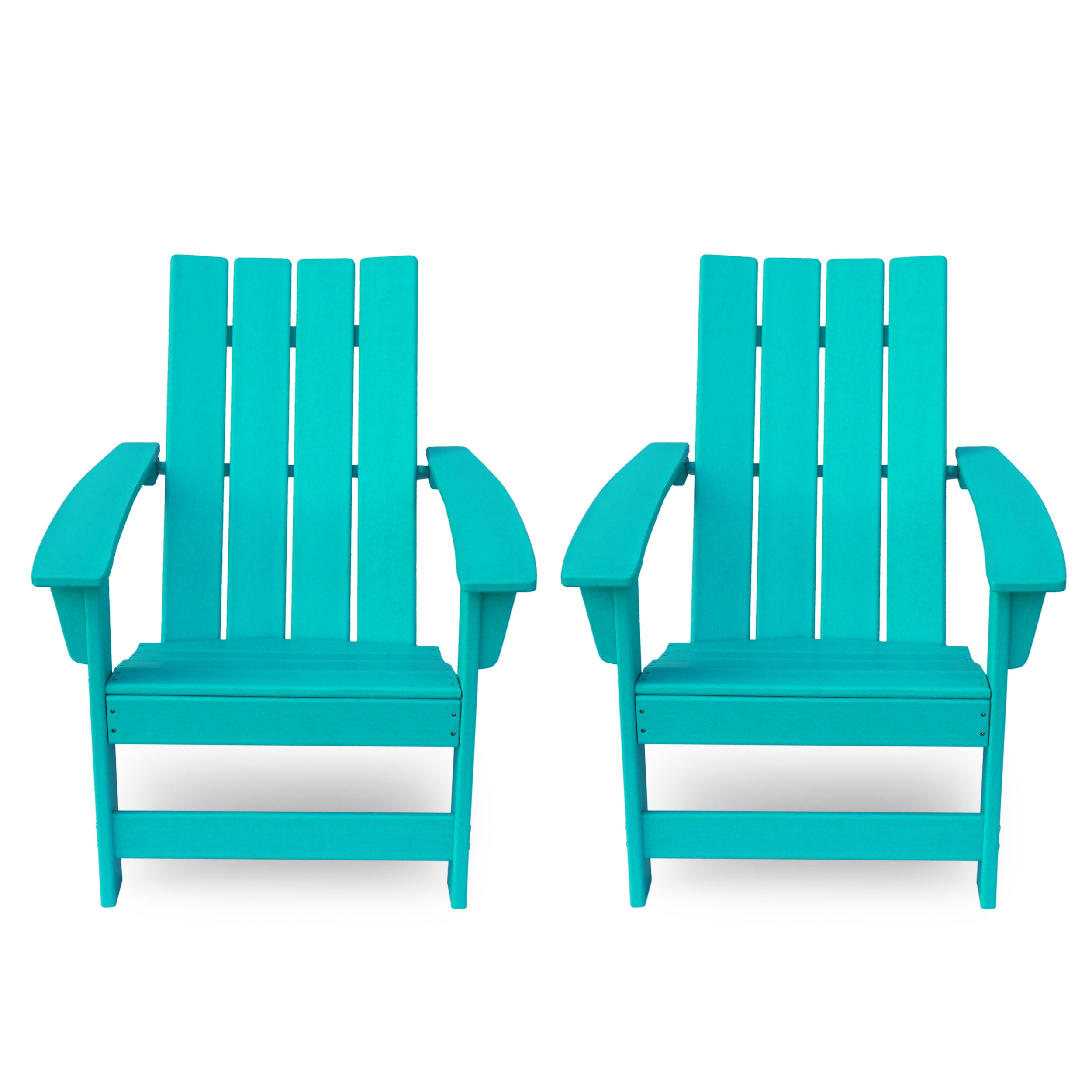 Panagiota Outdoor Contemporary Adirondack Chair (Set of 2)