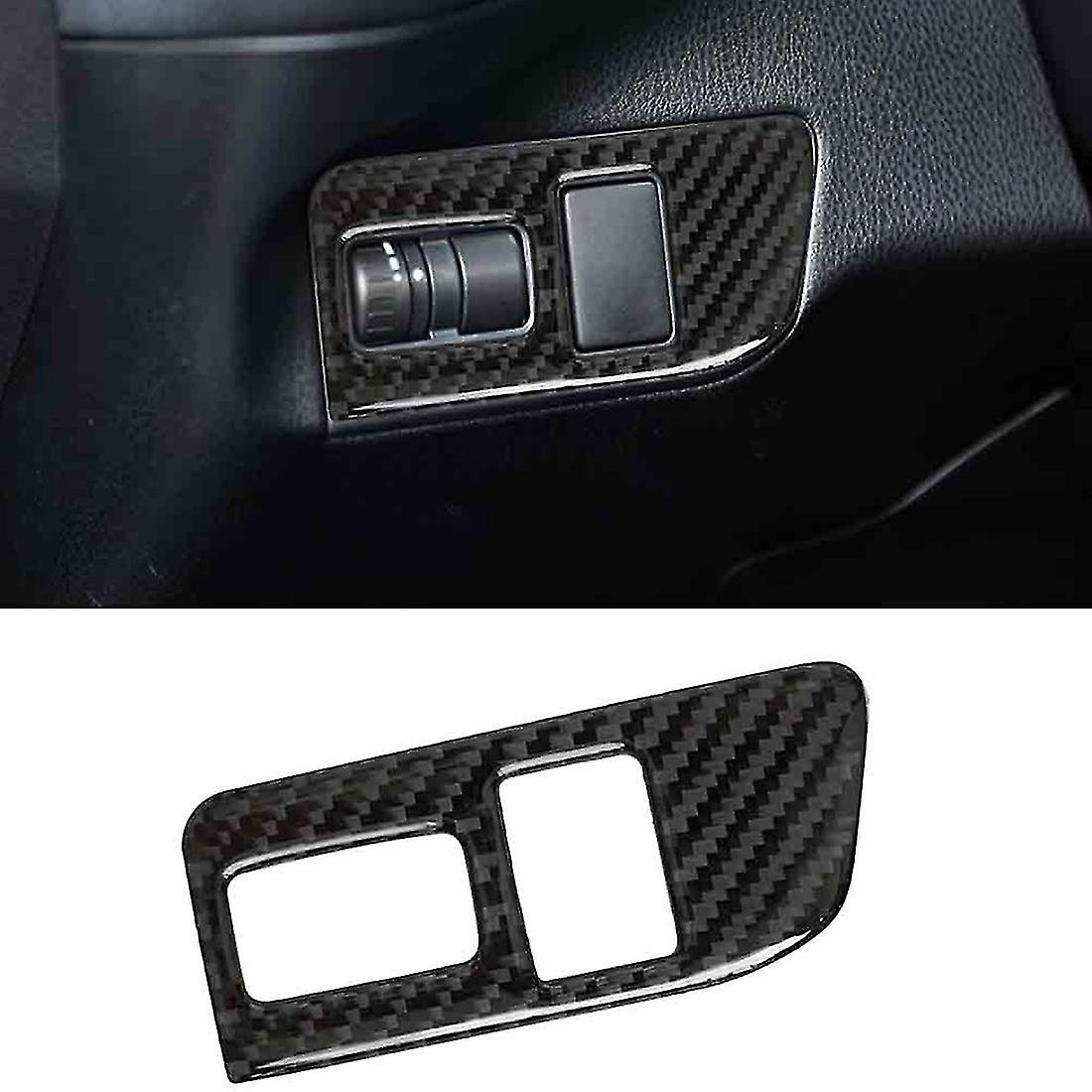 Carbon Fiber Car Trunk Button Switch Cover Trim Sticker Decoration For Brz 86 2016-2020 Accessories