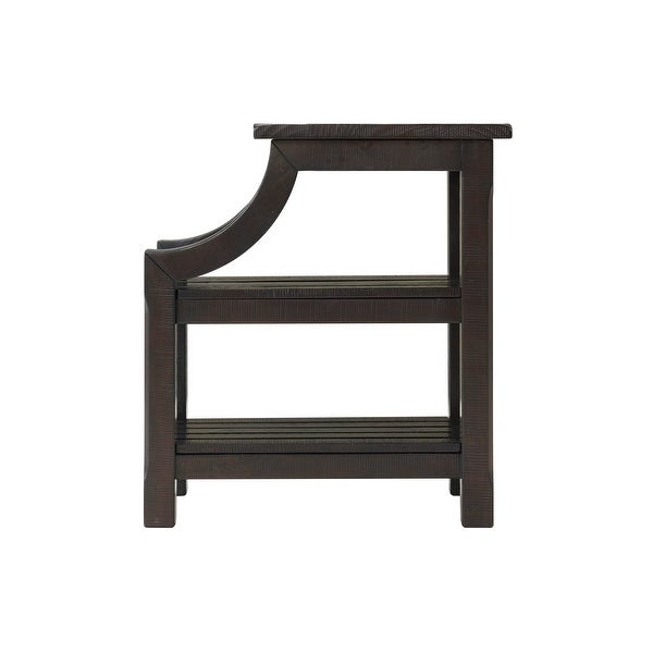 Barn Door Wood Chairside Table by Martin Svensson Home