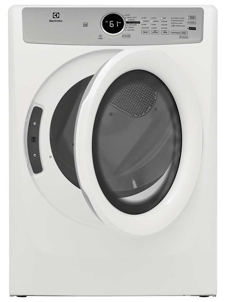 Electrolux 8 Cu. Ft. White Front Load Gas Dryer