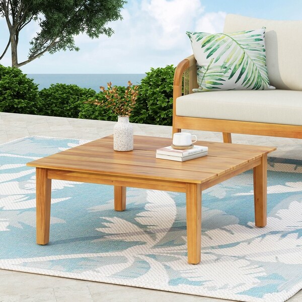 Versatile and Functional Outdoor Wood Coffee Table