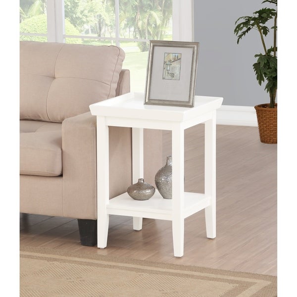 Porch and Den Luxembourg Rubberwood End Table