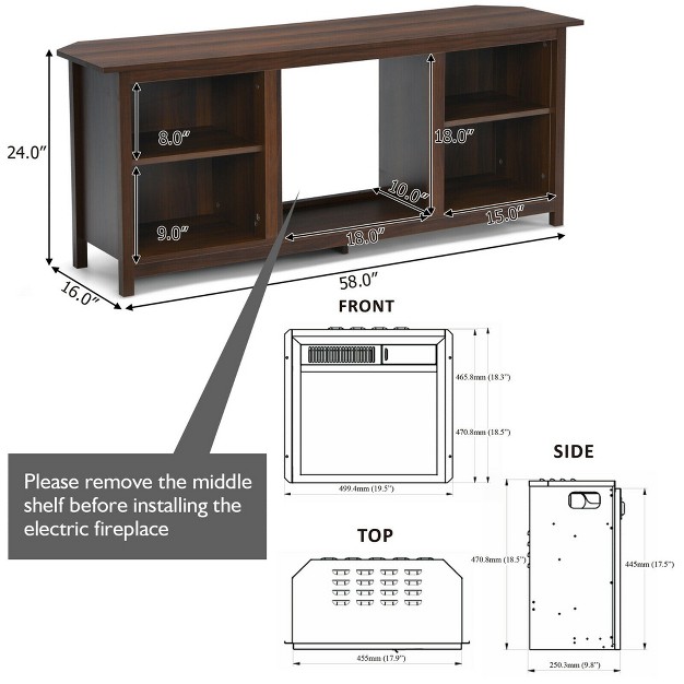 Electric Fireplace Up To 65 x27 x27