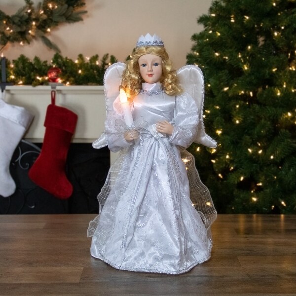 24Inch Lighted Standing Animated Angel Musical Christmas Figure