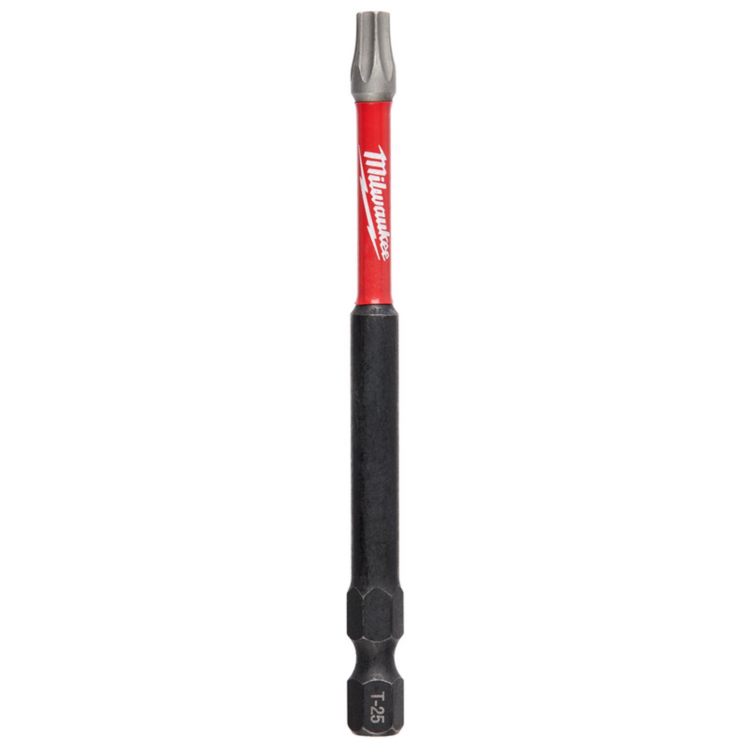 MW Shockwave Torx T25 X 3-1/2 in. L Impact Power Bit Steel 1 pc