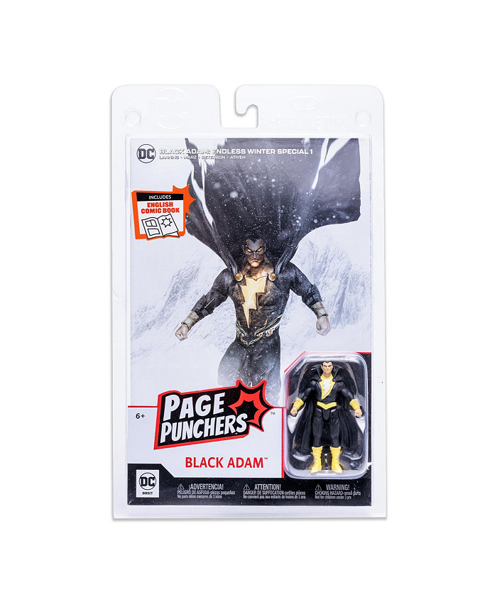 DC Direct Black Adam with Comic Dc Page Punchers 3 Figure