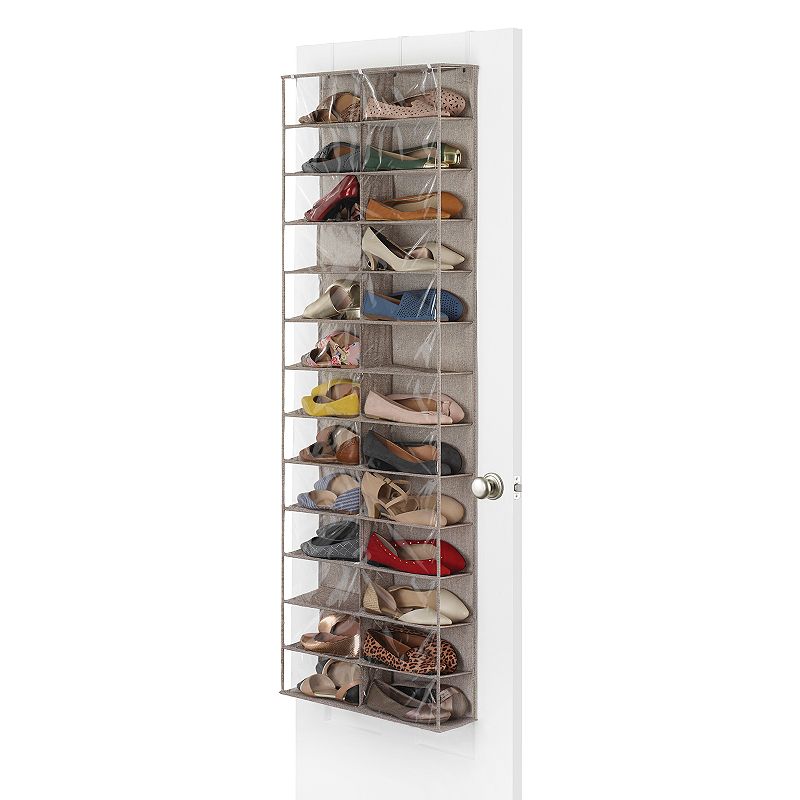 Whitmor 26 Pocket Over The Door Shoe Shelves