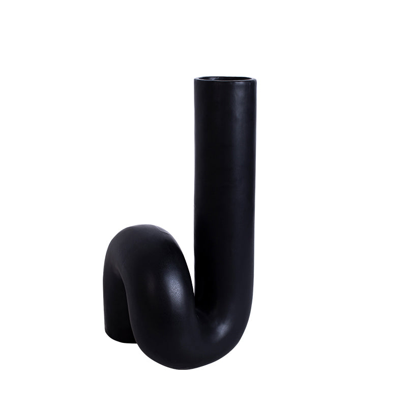 Black Pipe Ceramic Decoration Fa-D2101C