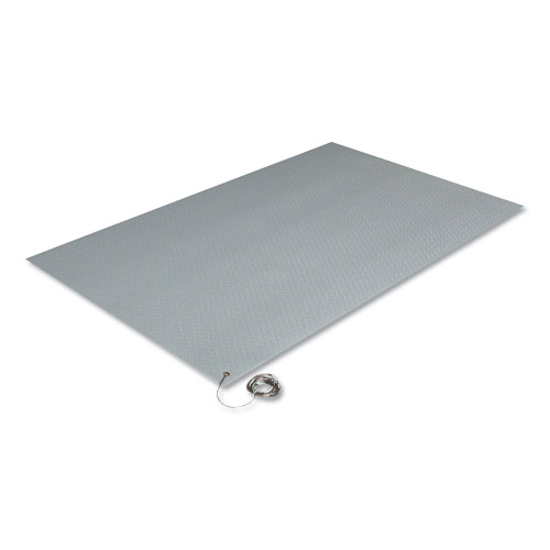 Crown Mats Mats Mats Antistatic Comfort-King Mat， Sponge， 24 x 60， Steel Gray (ZC0025GY)