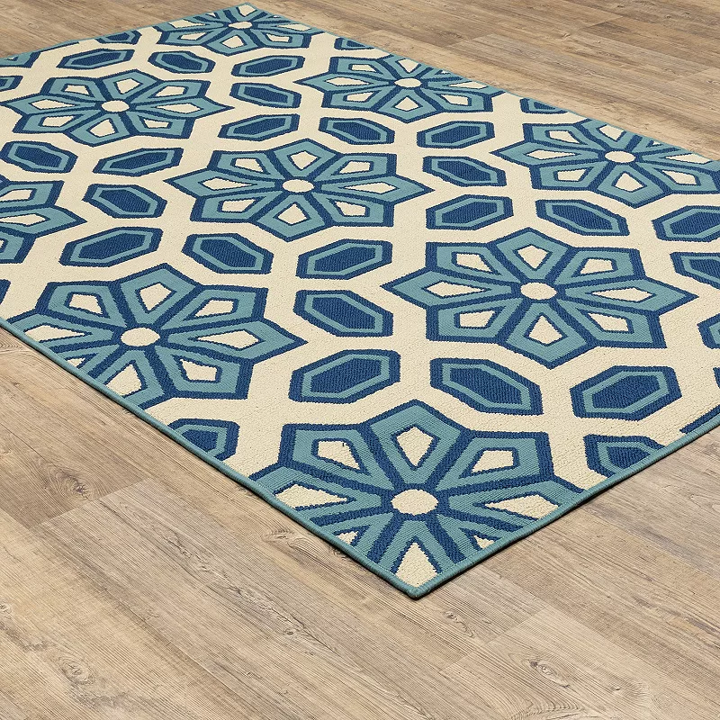 StyleHaven Cayman Geometric Indoor Outdoor Rug