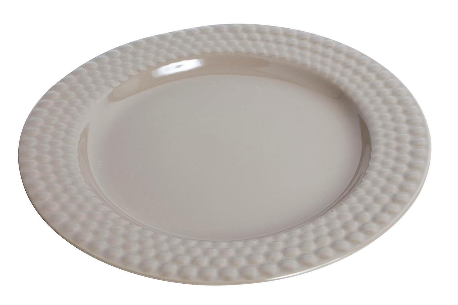 Plate Bubble Beige 26.5 cm