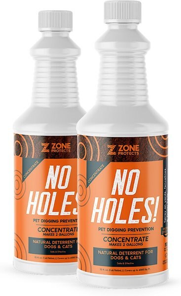 Zone Protects No Holes! Digging Dog Prevention Concentrate Bundle