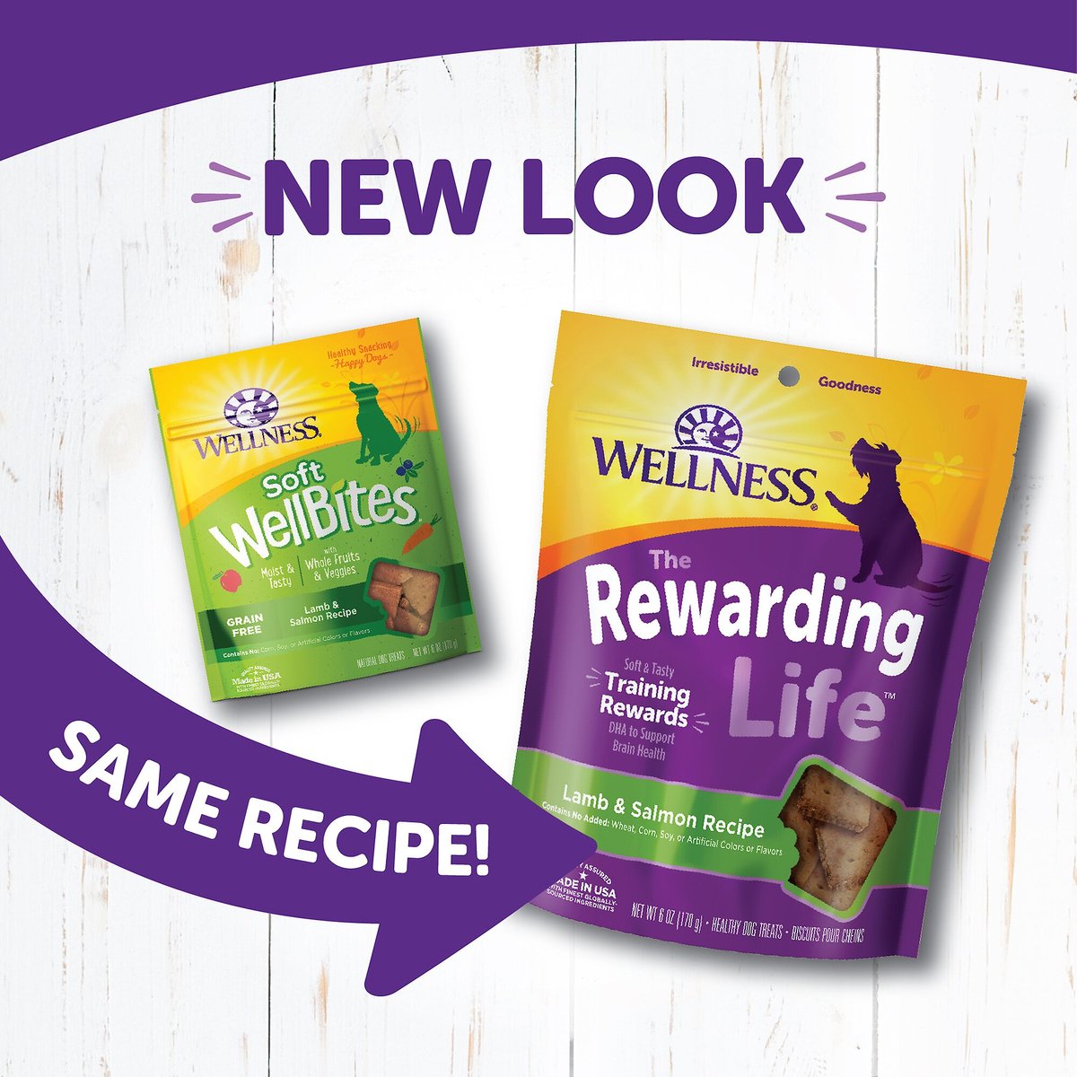 Wellness The Rewarding Life Lamb and Salmon Soft and Chewy Dog Treats