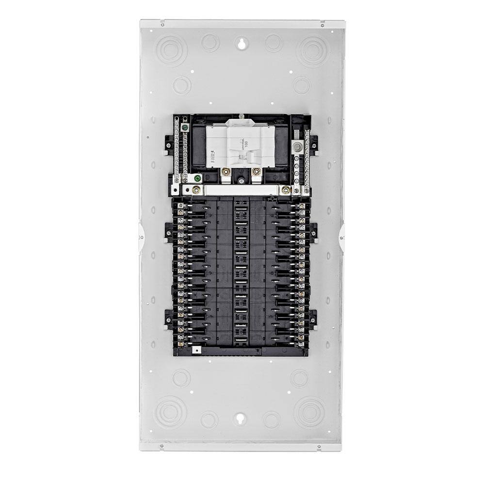 Leviton 100 Amp 20-Space Indoor Load Center with Main Breaker 11B-LP210-MBR