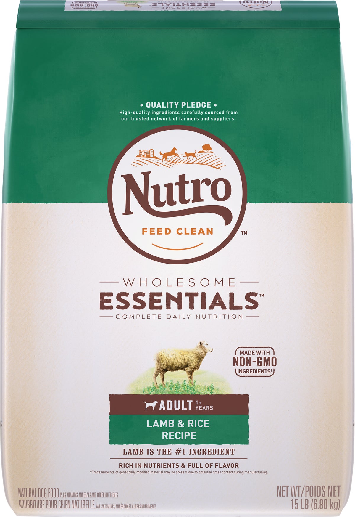 Nutro Wholesome Essentials Adult Dry Dog Food 12 Lb.