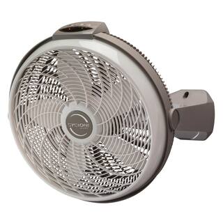 Lasko Cyclone Power Circulator 20 in. 3 Speed Beige Floor Fan with Adjustable Fan Head Auto Timer and Remote Control 3542